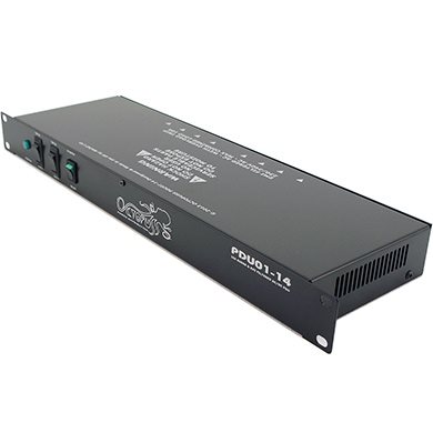 1u 19 Inch Rack Iec And Dc Power Distribution With Surge Protection
