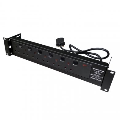 6 Way Rack Mount Pdu With Individually Switchable Outlets Pdu6sw