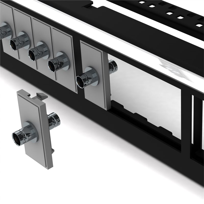 Penn Elcom R1248-2uk 2u Rack Panel For 16 X Euro Module