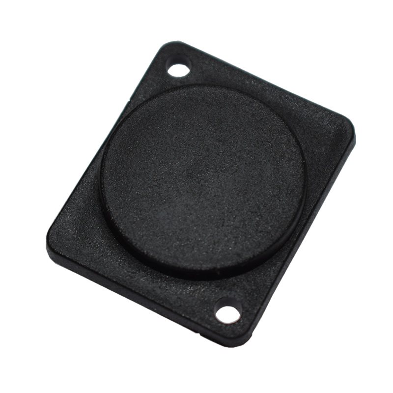 Blanking Plate Flush Screw Fit Black Plastic M1906