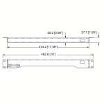 1U LED Multicolor + White Rack Light (RADM-23CW)
