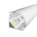 4m Corner Aluminium Profile, Ledal03 Kit For 10mm Led Strips