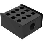 12 Hole Stage Box Punched for D-Series Connectors  R2350-12