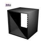 20u 19 Inch Flat Pack Rack Cabinet 480mm/18.9" Deep R8400-20