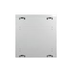 Wall Mount Rack Enclosure 12u 450mm/17.72 Inch Deep M6 Rack Rail White Glass Door R6412w-m6