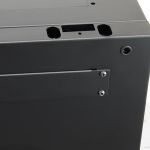 Wall Mount Rack Enclosure 18u 450mm/17.72 Inch Deep M6 Rack Rail Black Perforated Door R6418v-m6