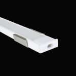 White 1m 6mm Aluminium Profile For Led Flex Ledal06w