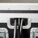 Flightcase Recessed Rubber Cable Feedthrough Half Dish  D053010cmz