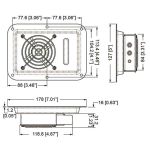 Coolrac Flight Case Exhaust Fan 80mm / 3" Ft80-q-fc