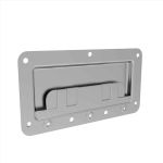 two-piece dish kit is a clever solution for outfitting cases with convenient and unobtrusive hooks to hang a removable lid on when not on the case.