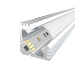 LED Profile 3m Fluted Corner Surface Mounted Aluminium Extrusion LEDAL11M3