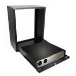 2U Vertical Drop-down Wall Mount 19-inch Rack, VDWR02