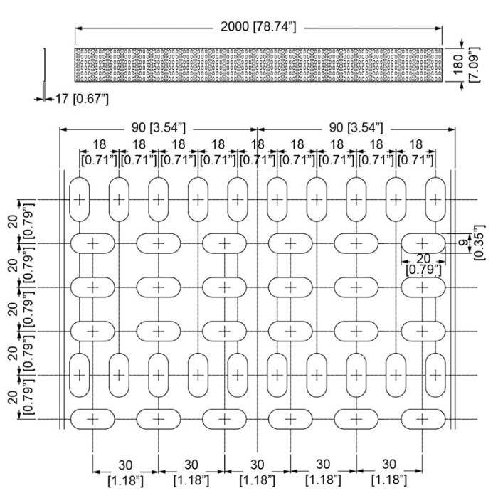 Wide Plastic Cable Tray Pct180