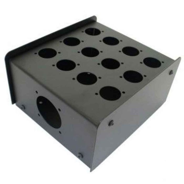 12 Hole Stage Box Punched for D-Series Connectors R2350-12