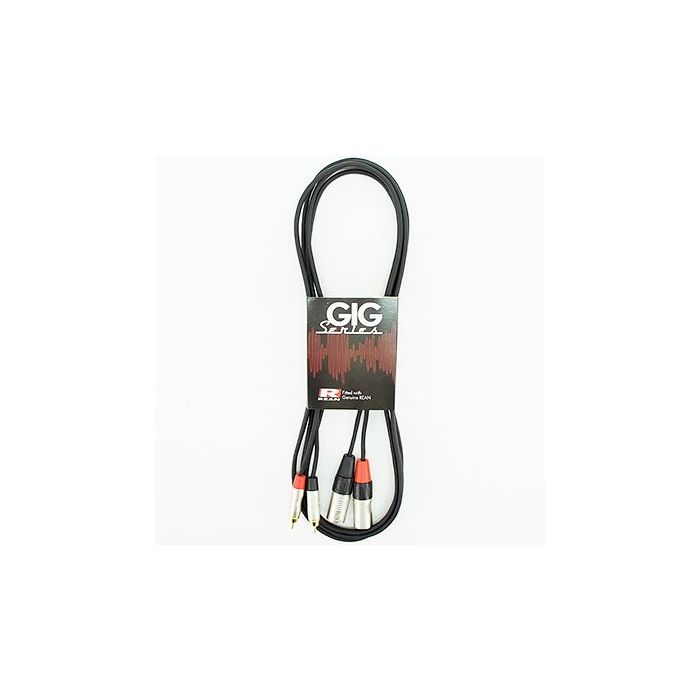 3m Rean Dual Signal Rca Phono Xlr Signal Lead Nra-031-0110-030