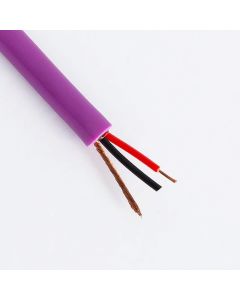 Tour Grade Microphone Cable Lead 6.5mm 2 Core Arctic Grade Flexible Purple Camc65p