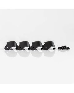 Pack Of 4 X Black Cabinet Corners C1819k-pe4