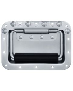 Rivet Protected Shallow Recessed Handle With Extended Grip H7165/10z
