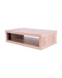 2u Nebraska Oak Effect Flat Pack Credenza - Depth: 300mm (11.81in) R8600-300-2uno