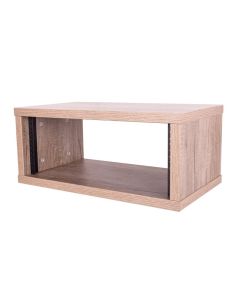 4u Nebraska Oak Effect Flat Pack Credenza - Depth: 300mm (11.81in) R8600-300-4uno