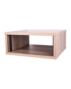 4u Nebraska Oak Effect Flat Pack Credenza - Depth: 500mm (19.69in) R8600-500-4uno