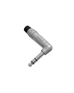 1/4" Stereo Right Angle Jack Plug, Satin Finish Acps-tn Connector