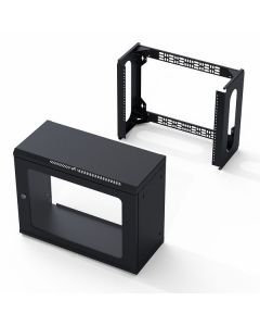 Wall Mount Rack Enclosure With Removable Shell (12U, 250mm / 9.8" Deep, M6 Threaded Rails) R6225-12UK R6225-12UK By Penn Elcom