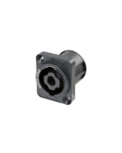 Speakon 2 Pole Chassis D Flange Connector