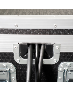 Flightcase Rubber Cable Feedthrough Dish With Offset 130 X 89mm D053710cmz