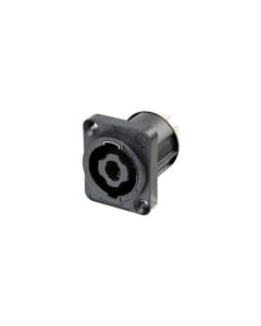 Speakon 4 Pole Chassis D Flange 40 Amp Connector, Neutrik Nl4mpxx-uc