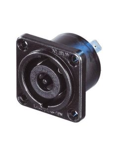 Neutrik Nl8mprxx-bag, Speakon 8 Pole Black Chassis Connector