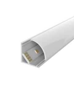 1m White Ledal03 Kit For 10mm Corner Aluminium Profile Ledal03w