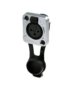 Rean Xlr 3 Pin Female Chassis Dlx Series Rrx3f-z-000-0 Connector