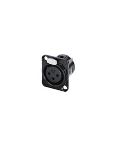 Neutrik Xlr 3 Pin Male Chassis Dlx Series Rc3fdl-b Connector