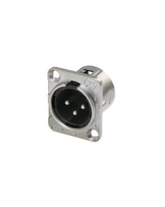 Rean Xlr 3 Pin Male Chassis Dlx Series Rc3mdl Connector