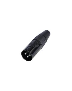 Neutrik Xlr 3 Pin Male Cable Black Body Rc3m-bag Connector
