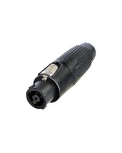 Neutrik Black Female Speakon Ip52 Stx 8 Pole Cables Nlt8fxx-bag