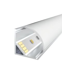 4m Corner Aluminium Profile, Ledal03 Kit For 10mm Led Strips
