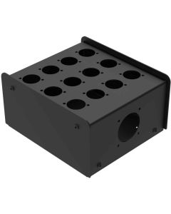 12 Hole Stage Box Punched for D-Series Connectors  R2350-12