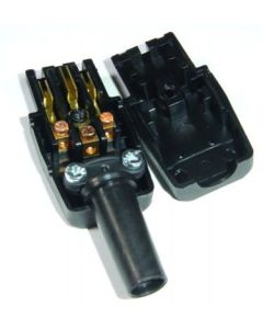 Iec In-line Shrouded Socket 10 Amp Easy Connection Artnr-794