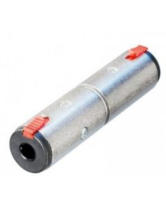 Neutrik Adaptor 1/4in Jack To 1/4in Stereo Jack Socket, Na3jj