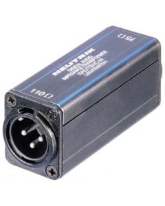 Neutrik Adaptor Aes/ebu (110r/75r) Bnc-xlr M Naditbnc-m Connector
