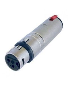 Neutrik Adaptor Xlr Female To 1/4in Stereo Jack Socket Na3fj