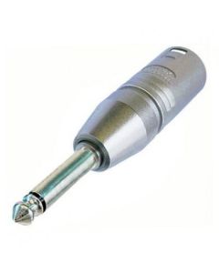 Neutrik Adaptor Xlr Male To 1/4in Mono Jack Plug Na2mp Connector
