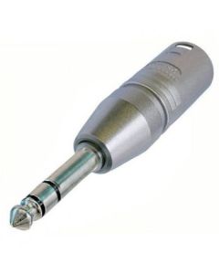 Neutrik Adaptor Xlr Male To 1/4in Stereo Jack Plug Na3mp Connector