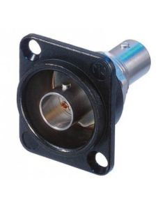 Neutrik Bnc D Chassis Blk Bnc-bnc Grounded Nbb75dfgb Connector