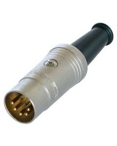 Neutrik Din Plug 5 Pole Cable Gold Pins Nys322g Connector