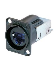 Neutrik Ethercon Cat6 Chassis Black Ne8fdy-c6-b Connector