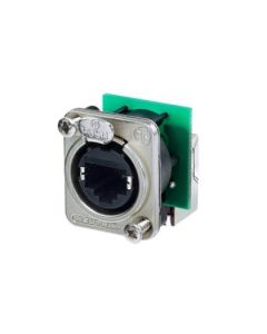 Neutrik Ethercon Right Angle Rj45 Feedthrough Ne8fdp-r Connector