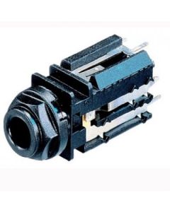 Neutrik Jack Socket 1/4in Vertical Pcb Sw/stereo Nj5fd-v Connector